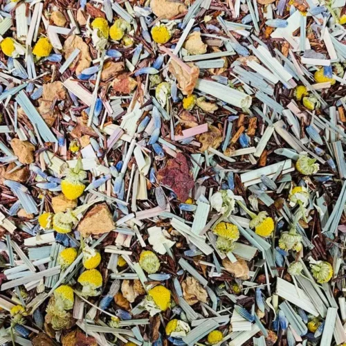Infusion de rooïbos fruité et floral en sachet thé sans théine aux notes de fruits rouges et fleurs