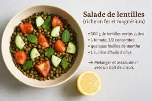 Salade lentille