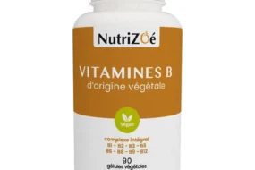Complément alimentaire Vitamines B Complexe Intégral – flacon de 90 gélules pour énergie, vitalité et soutien du système nerveux.
