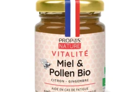 Mélange Vitalité Bio - Miel, Pollen, Gingembre Citron