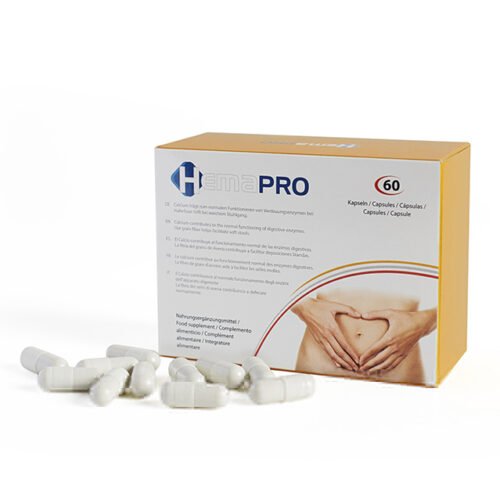 Hema Pro Pils complément alimentaire pour le confort digestif et le transit – 60 gélules