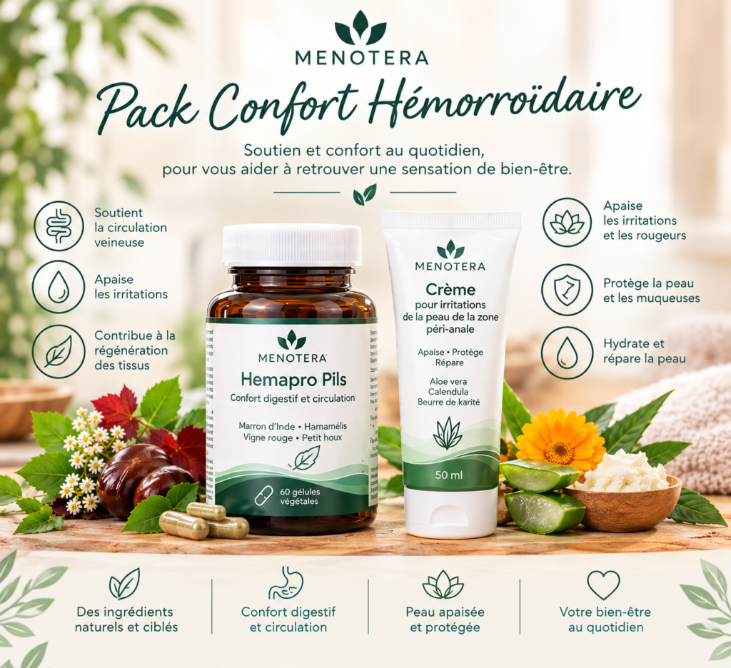 Pack Confort Hémorroïdaire – HemaPro Pils + Cream