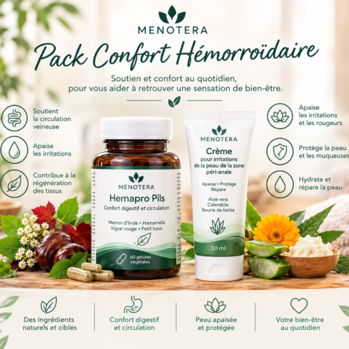 Pack Confort Hémorroïdaire – HemaPro Pils + Cream